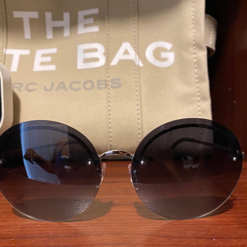 Marc Jacobs Round Aviator Sunglasses
